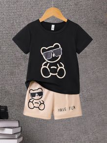 Two-Piece Set Design with Glasses, a Quirky Bea