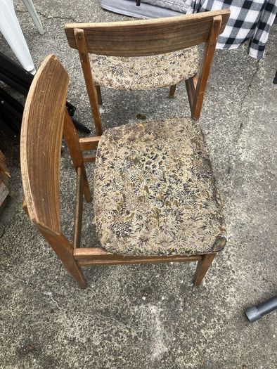 Old table and chairs