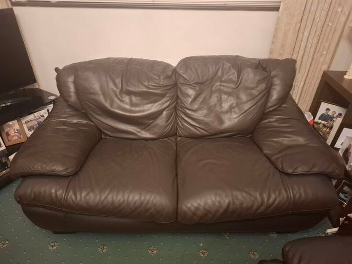 Leather Sofa Suite