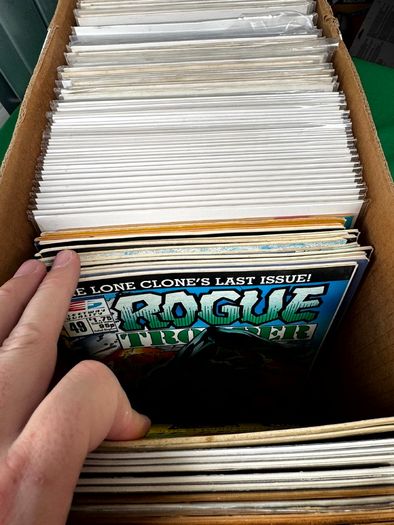 Indie Long Comic Box w 325 Comics for Sale