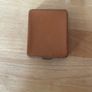 Pigskin cigar case , brass edged 1950s/60s Image 3
