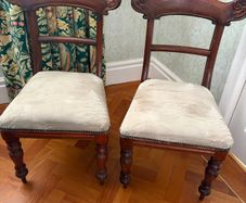 Victorian mahogany dining chairs (pair)