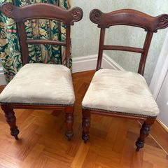 Victorian mahogany dining chairs (pair)