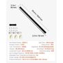 2 Pack, 1000 mm Long Strip Modern Exterior Wall Sconce Light Fixtures, 3000K Warm White, IP65 Waterproof Anti-Rust Outside Wall Mount Lighting, for House, Porch, Garage Image 5