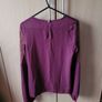 Beautifull elegant shirt blouse with lace burgund Image 2