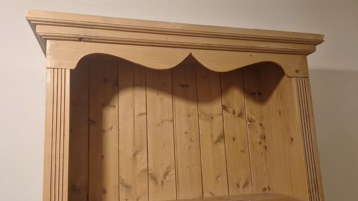 Solid Pine Bookcase - 213cm Tall