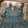 Tiered denim dress Image 2