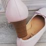 New Gabor fashion ladies bowed ballerina leather high heel shoes baby pink UK7.. EUR 40 Image 4