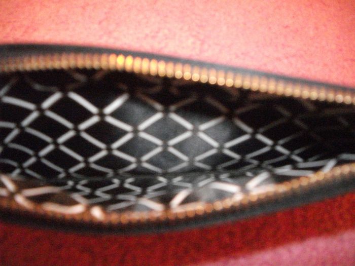 Bay black/silver clutch zip buckle bag + Purse