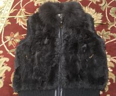 Real Fur Vest, size-12