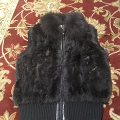 Real Fur Vest, size-12