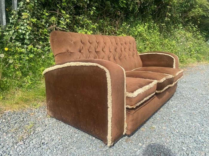 Lovely Retro Brown Couch