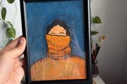 Original Hand-Painted Portrait - Acrylic on Paper