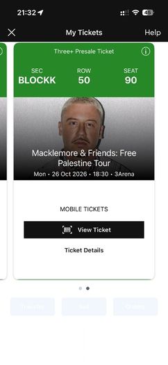 Macklemore - Free Palestine Tickets