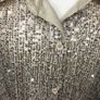 Boohoo champagne sequinned blouse (size 28) Image 3