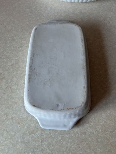 Oven to Table 2Colbalt/White Serving Dushes