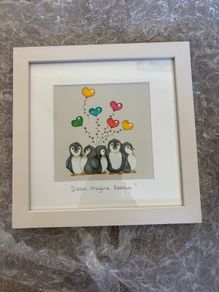 "Dream, Imagine, Believe" framed print by Irish artist Belinda Northcote