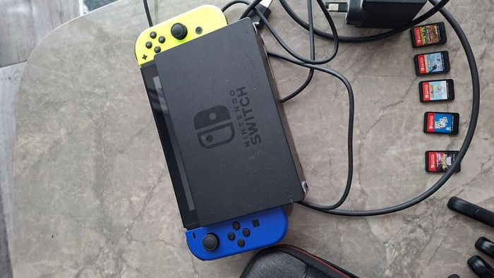 Nintendo switch+Dock and more.