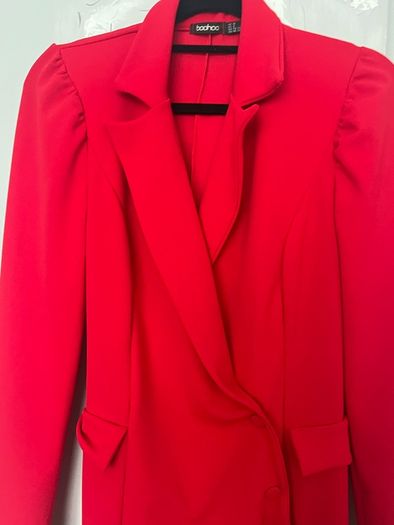 Red Blazer Dress