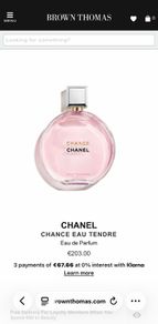 CHANEL Chance Tendre 150ml parfum for her