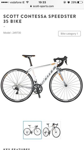 Scott Bicycle Small Contessa Speedster 35 Bike