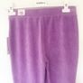 NWT Justice Girls Velour Flare Pants Lilac Age 12 Image 2