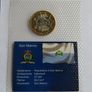 San Marino Bimetallic collector coin | 1000 Lire 2001 BUNC Flying Doves with Ribbon of Freedom Image 2
