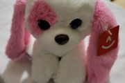 Pink Sparkle Glitter Eyes Puppy Brand New Aurora World Only Available in the USA