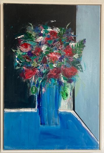 Large Original Floral Painting Original Art Contemporary Art Modern Irish abstract art