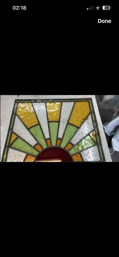stained glass art deco