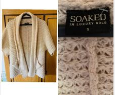 Soaked in luxury Copenhagen cardigan oatmeal chic alpaca