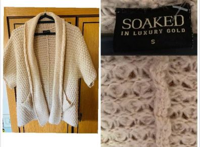 Soaked in luxury Copenhagen cardigan oatmeal chic alpaca