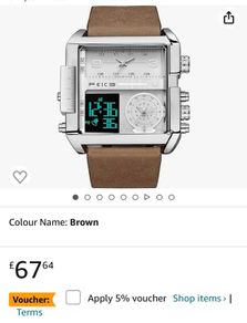 Men's high end fashion  watch.
