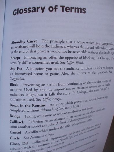 SALE!  THE IMPROV HANDBOOK The Ultimate Guide to Improvising in Comedy, Theatre, and Beyond by Tom Salinsky and Deborah Frances-White