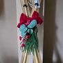 Christmas door decoration- skis Image 2