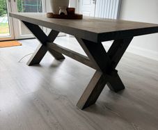 Diamond Furniture Horsen Y-Leg Dining Table 180cm x 90cm