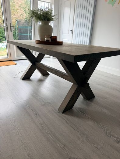 Diamond Furniture Horsen Y-Leg Dining Table 180cm x 90cm