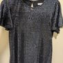 Next Girls Black Sequin Party Dress (Age 7) Image 2