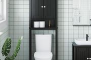 Over-the-Toilet Storage Black