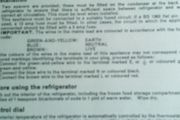 Vintage Tricity Triumph, User Instruction Card.