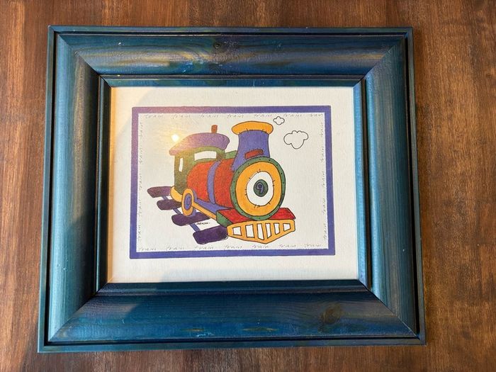 Carol Robinson Framed Art Print for Kids Train