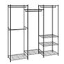 Heavy Duty Clothes Rack Coat Rack 362 kg Loadable Freestanding Clothes Rack 174x180x45 cm 3 Clothes Rails Multifunctional 8-Layer for Bedroom, Laundry Room, Dressing Room Image 3