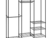 Heavy Duty  Clothes Rack Coat Rack 362 kg Loadable Freestanding Clothes Rack 174x180x45 cm 3 Clothes Rails Multifunctional 8-Layer for Bedroom, Laundry Room, Dressing Room