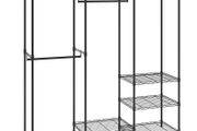 Heavy Duty  Clothes Rack Coat Rack 362 kg Loadable Freestanding Clothes Rack 174x180x45 cm 3 Clothes Rails Multifunctional 8-Layer for Bedroom, Laundry Room, Dressing Room