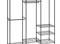 main image for ad Heavy Duty  Clothes Rack Coat Rack 362 kg Loadable Freestanding Clothes Rack 174x180x45 cm 3 Clothes Rails Multifunctional 8-Layer for Bedroom, Laundry Room, Dressing Room