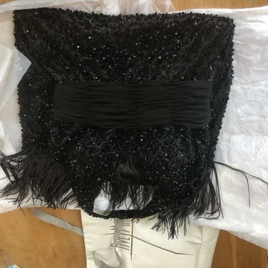 Occasion black backless number