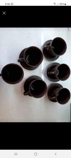 cups and saucers