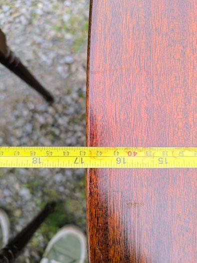 Vintage Mid-Century Mahogany Nest of 3 Tables