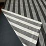 Black/White striped single duvet Image 4