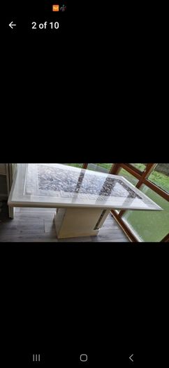 marble table